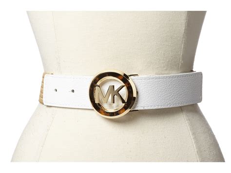 michael kors white belt
